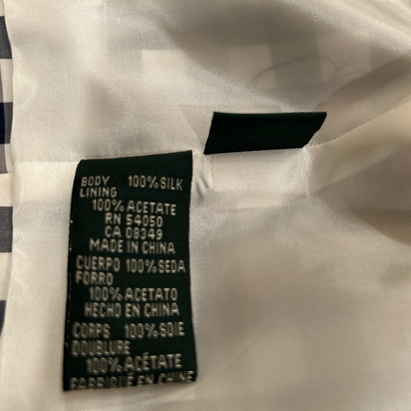 Lauren by Ralph Lauren silk jacket size 8    NWT - Picture 5 of 7